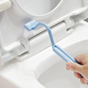 1 Piece Of V Shaped Curved Toilet Brush Long Handle Toilet Cleaning Brush Household Deep Cleaning 1