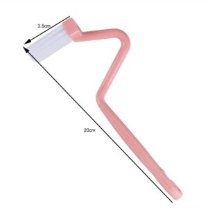 1 Piece Of V Shaped Curved Toilet Brush Long Handle Toilet Cleaning Brush Household Deep Cleaning 5