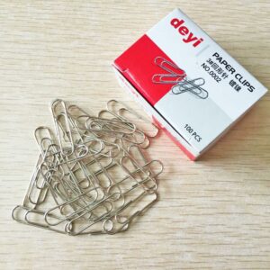 100 Pcs Simplicity Bookmark Planner Paper Clip Metal Material Bookmarks Marking Clip For Book Stationery School