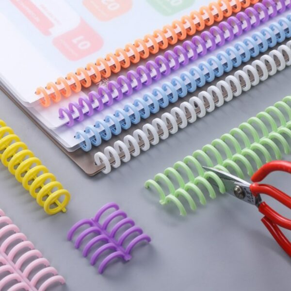 10pcs 30 Holes Circles Ring Loose Leaf Book Album Binder Spiral Binding Clips Planner Accessories Student 5