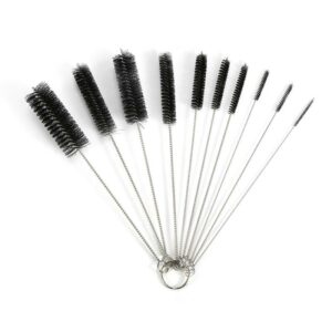 10pcs Cleaning Supplies Nylon Tube Brushes Straw Set For Drinking Straws Glasses Keyboards Jewelry Cleaning Brushes 1