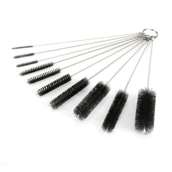 10pcs Cleaning Supplies Nylon Tube Brushes Straw Set For Drinking Straws Glasses Keyboards Jewelry Cleaning Brushes 4