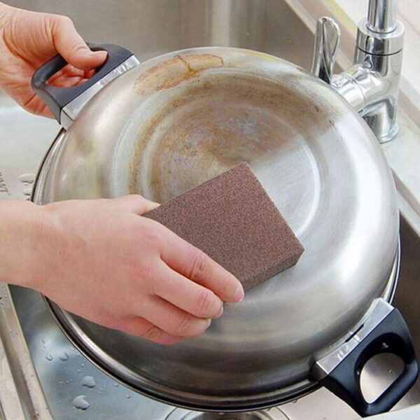 1pc Carborundum Sponge Brush Melamine Sponge Eraser High Quality Rust Removing Cleaner Tool Kitchen Household Cleaning 3