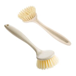 1pc Multifunction Practical Kitchen Utensil Cleaning Brush Long Handle Can Be Hung Pot Wash Brush For