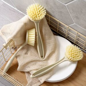 1pc Multifunction Practical Kitchen Utensil Cleaning Brush Long Handle Can Be Hung Pot Wash Brush For 5