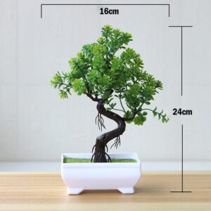 1pcs Artificial Potted Plant Simulation Decorative Bonsai Home Office Pine Tree Gift Diy Ornament Creative Garden 2