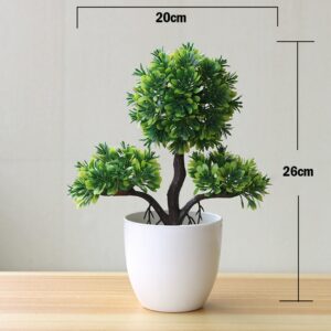 1pcs Artificial Potted Plant Simulation Decorative Bonsai Home Office Pine Tree Gift Diy Ornament Creative Garden 5