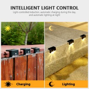 1pcs Solar Led Light Ip65 Waterproof Outdoor Garden Stair Wall Garden Lights Pathway Yard Patio Steps