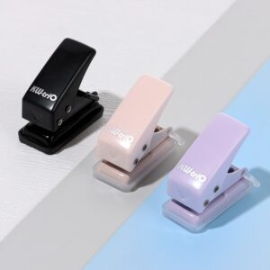 1pc Simple Mini Single Paper Puncher Small Fresh Portable Office Binding Supplies Journal Scrapbook Hole Punch