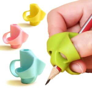1pcs Children Writing Pencil Pan Holder Kids Learning Practise Silicone Pen Aid Grip Posture Correction Device