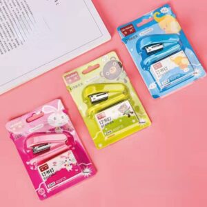 1pcs Mini Stapler Set Staples Paper Binder Stationery Office Binding Tools School Supplies Kawaii Stationery 5