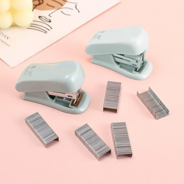 1pcs Mini Stapler Set Staples Paper Binder Stationery Office Kawaii Stationery Binding Tools School Supplies 1