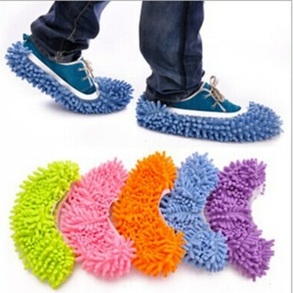 1piece Mop Slipper Floor Polishing Cover Cleaner Lazy Dusting Cleaning Foot Shoes Cover Shoes Dust Covers 2