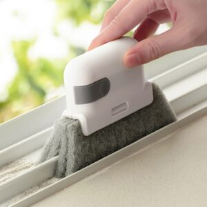 2 In 1 Groove Cleaning Tool Creative Window Groove Cleaning Cloth Window Cleaning Brush Windows Slot