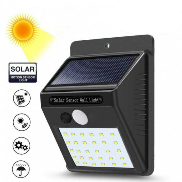 20 144 Led Solar Light Outdoor Solar Lamp With Motion Sensor Solar Lights Waterproof Sunlight Solar 2