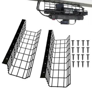 2pcs Cable Organizer Rack With Screws Cord Hider Cable Management Tray Rack With Screws Desk Cord