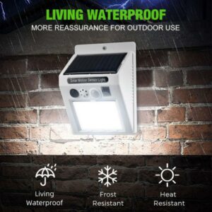30 Led Solar Light Outdoor Wall Light Waterproof Lamp Pir Motion Sensor Solar Powered Sunlight Street 5