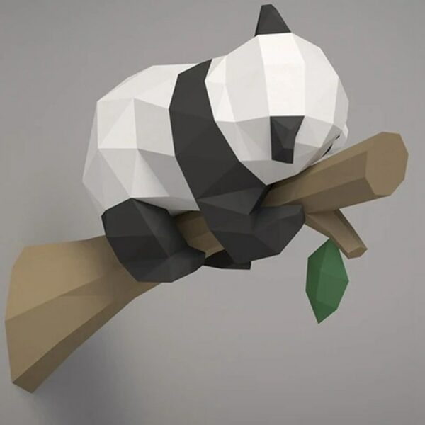 3d Animal Paper Model Geometric Origami Home Office Decor Habitacion Wall Decoration Educational Kids Toys Home 2