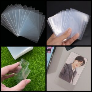 3inch Cards Protector Sleeves Kpop Photocards Protector Magic Board Game Tarot Case Three Kingdoms Poker Cards