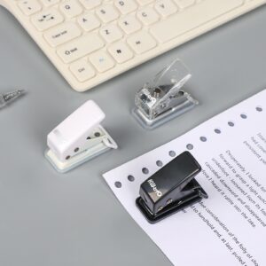 4 Models Simple Mini Single Paper Puncher Small Fresh Portable Office Binding Supplies Journal Scrapbook Hole