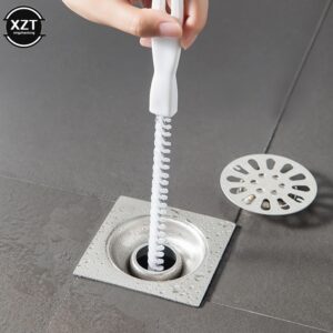 45cm Pipe Dredging Brush Bathroom Hair Sewer Sink Cleaning Brush Drain Cleaner Flexible Cleaner Clog Plug
