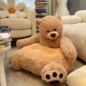 50x40cm Bear Sofa Lazy Bean Bag Convertible Chair Home Puff Seat Cute Plush Kawaii Cartoon Animal
