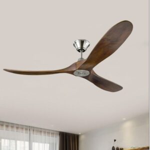 52 60 70 Inch Vintage Wood Ceiling Fan With Remote Control No Light Wooden Ceiling Fans 1