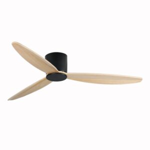 60inch Design Fan Modern Floor Wood Dc Ceiling Fan Lamp With Remote Control Indoor Solid Wood 4