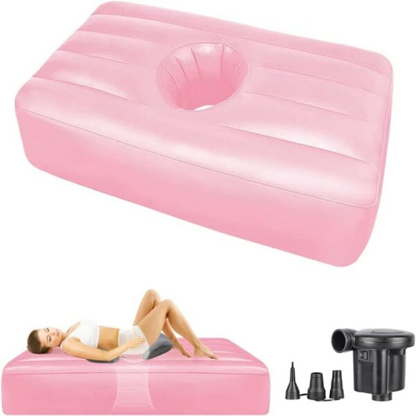 Bbl Bed Inflatable Air Mattress With Hole For Sleeping After Brazilian Butt Lift Surgery Recover Waterproof 1