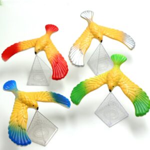 Balancing Eagle With Pyramid Stand Magic Bird Desk Decor Funny Gadgets Novelty Toys For Children S
