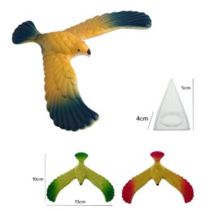 Balancing Eagle With Pyramid Stand Magic Bird Desk Decor Funny Gadgets Novelty Toys For Children S 4