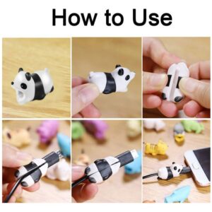 Cable Protector Animal Cute Cartoon Bites Winder Organizer For Usb Charging Cable Earphone Cable Buddies Cellphone 2