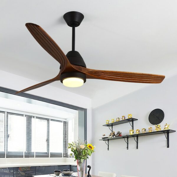 Ceiling Fan With Remote Fan Light 3 Kinds Of Speed 52 Inch Led Ceiling Fan With 2