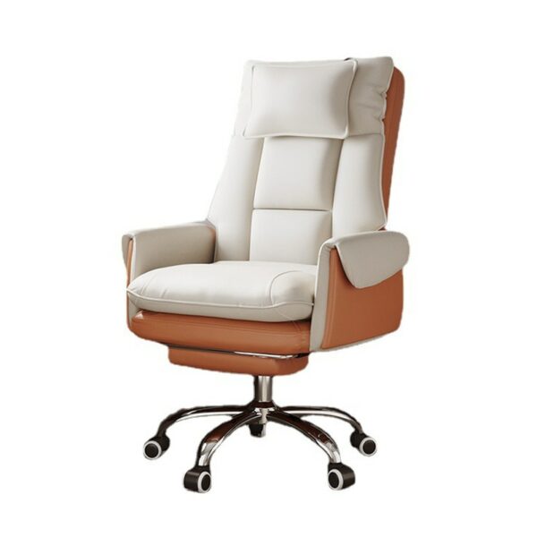 Comfortable Sofa Office Chair Gaming Chair Computer Chair Leather Ecutive Chair Backrest With Footrest Reclining Swivel 1