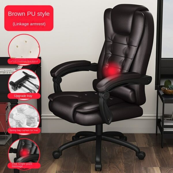 Computer Armchair Office Ergonomic Recliner Executive Comfortable Gaming Chair Swivel Conference Silla Oficina Office Furniture 3