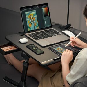 Computer Study Table Gaming Writing Height Adjustable Desk Small Drawing Mesa De Escritorio Modern Home Office 5