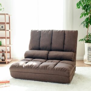 Convertible Seat Futon Chair Sleeper Bed Couch Sofa Seating Lounger Living Room Children Fold Down Chair