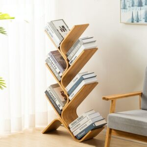 Creative Tree Shaped Bookshelf Decoraction Bookshelf Book Storage Shelf Floor Multi Layer Booksheves Bookcase
