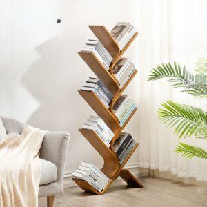 Creative Tree Shaped Bookshelf Decoraction Bookshelf Book Storage Shelf Floor Multi Layer Booksheves Bookcase 4