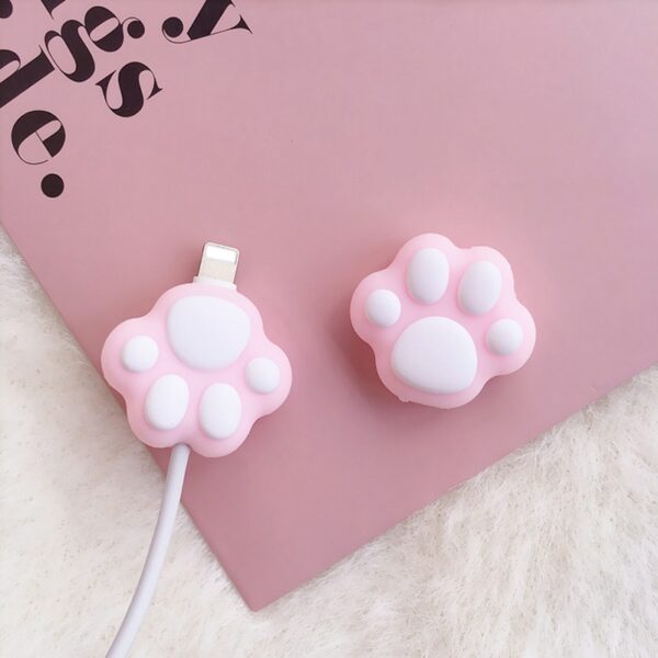 Cute Usb Cable Bite Charger Wire Protector Silicone Cable Saver For Charging 5