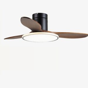 Fashion Ceiling Fan With Ultra Thin Led Lamp Nordic Minimalist Ceiling Fan Light For Bedroom Living