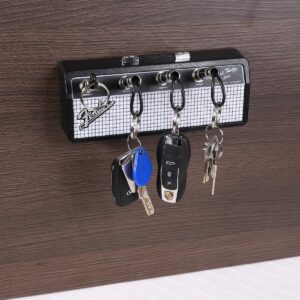 Fender Guitar Key Storage Key Holder Jack Rack Wall Mounting Keychain Hanger Vintage Guitar Key Ring