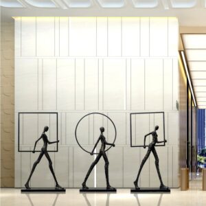 Gy Hotel Lobby Large Figure Floor Ornaments Sales Office Model Room Window Abstract Art Soft Decoration 4