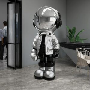 Home Decor Astronaut S Large Landing Ornaments Decoration Semi Manual Frp Crafts Painted Home Sculpture And 3