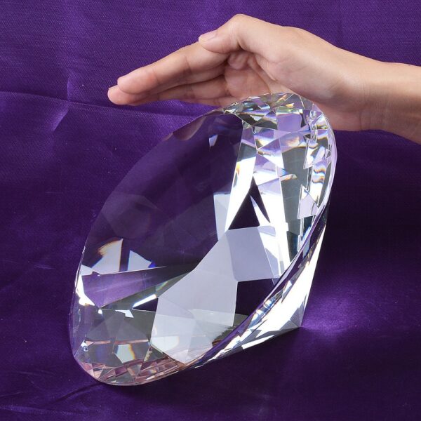 Home Decor Crystal Diamond Paperweight 200mm For Birthday Wedding Party Favour Decoration Girl Friend Mother S 3