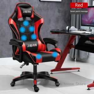 Home Ergonomic Gaming Chair Waterproof Back Support Massage Desk Art Design Office Chair Sillas Gaming Office 3