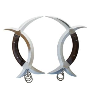 Ironworking Craft Wushu Double Deer Horns Zi Wu Yuan Yang Yue Bagua Yue 1