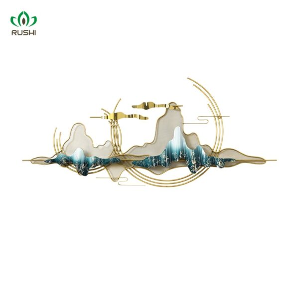 Large Nordic Luxury Wall Decoration Creative Home Decoration Wall 3d Wall Hanging Living Room Decoration Accessories 2