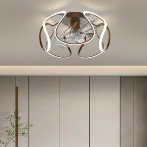 Living Room Decoration Bedroom Decor Led Ceiling Fans With Lights Remote Control Dining Room Ceiling Fan 14