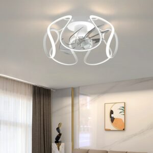 Living Room Decoration Bedroom Decor Led Ceiling Fans With Lights Remote Control Dining Room Ceiling Fan 15